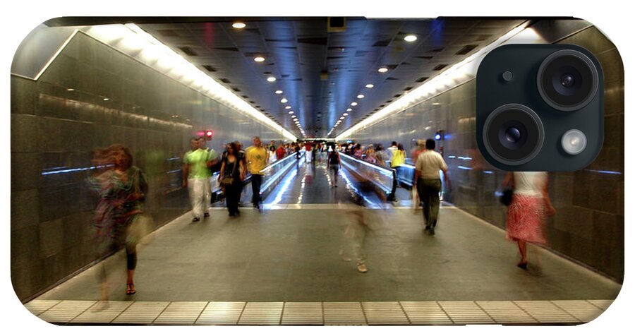Subway iPhone Case featuring the photograph Subway Ghosts #1 by Edward Lee