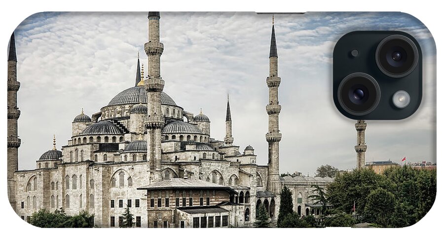 Istanbul iPhone Case featuring the photograph Sultan Ahmed Mosque. Sultanahmed Camii by All Rights Reserved - Copyright