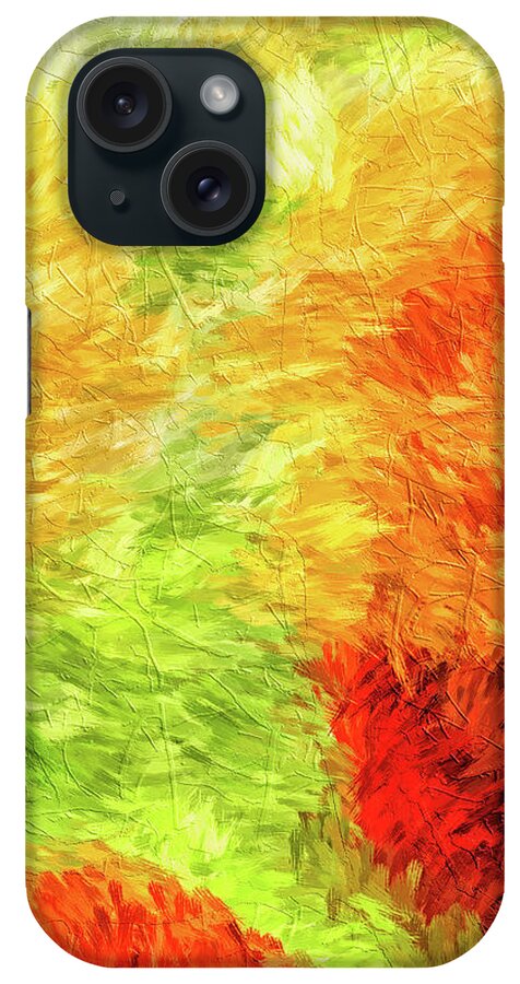 Painting iPhone Case featuring the digital art Summer Impressions by Doreen Erhardt