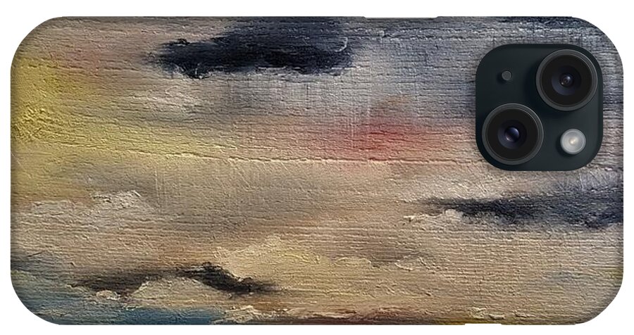 Montana Artist iPhone Case featuring the painting Summer Rain         4919 by Cheryl Nancy Ann Gordon