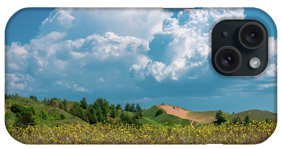 Grand Sable Dunes iPhone Case featuring the photograph Summer Storm Over The Dunes by Gary McCormick