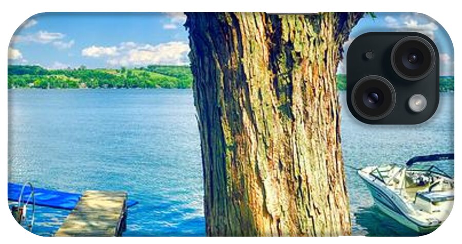 Finger Lakes iPhone Case featuring the photograph Summertime Lake Vibes Panorama by Anthony Giammarino