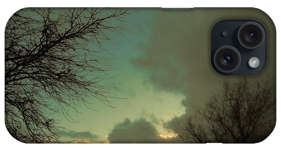 Weather iPhone Case featuring the photograph Sundown Weather by Richard Thomas