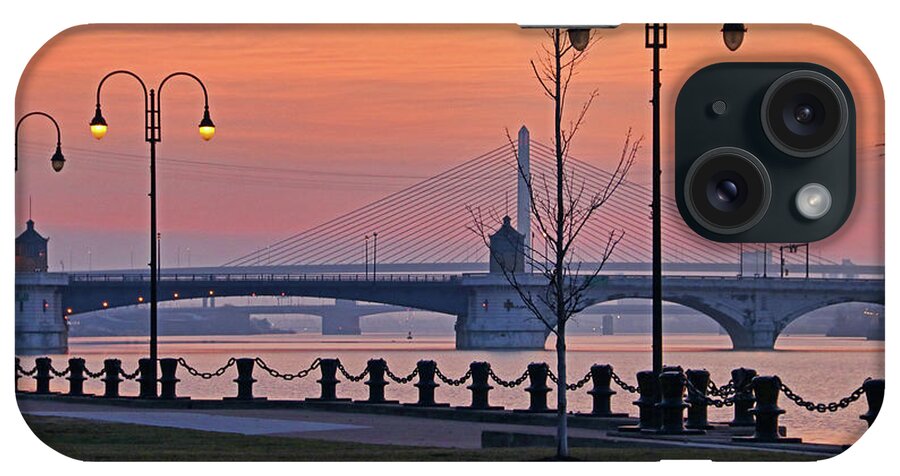 Sunrise iPhone Case featuring the photograph Sunrise on Downtown Toledo 0218z by Jack Schultz