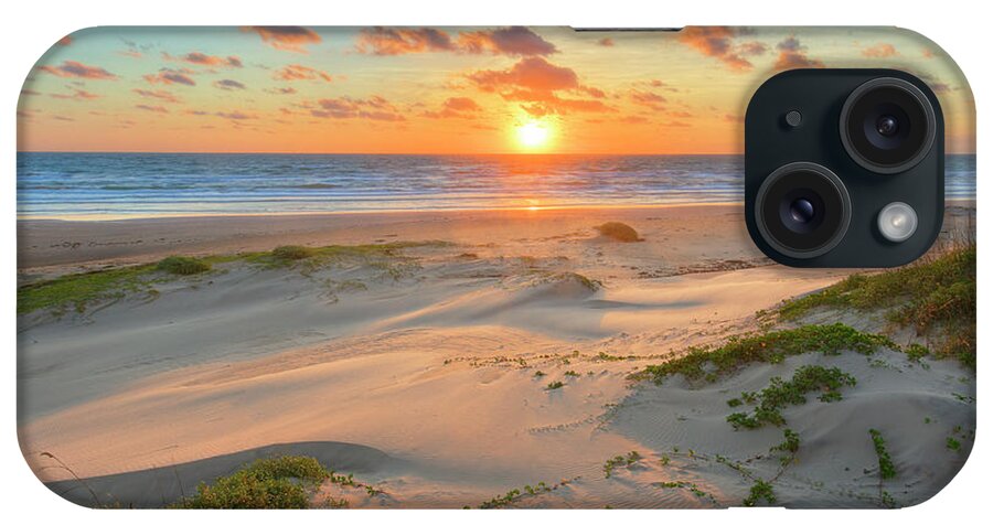 South Padre Island iPhone Case featuring the photograph Sunrise on South Padre Island, Texas 5 by Rob Greebon