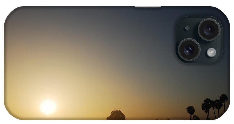 Tranquility iPhone Case featuring the photograph Sunrise Over The Bay Of Bengal by By Chandrachoodan Gopalakrishnan