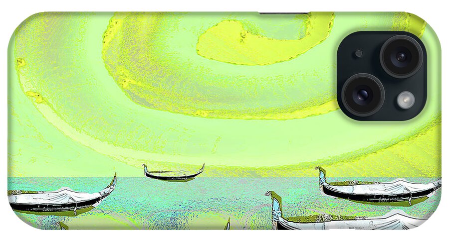 Sea iPhone Case featuring the digital art Lumiere of The North by Alexandra Vusir