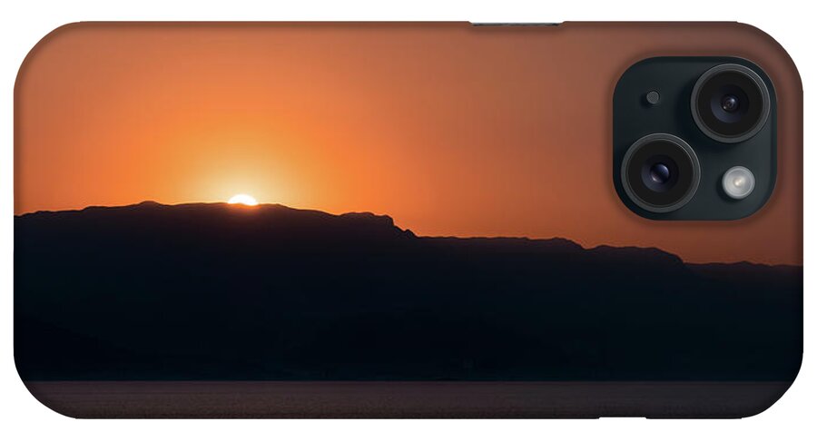 Sunset iPhone Case featuring the photograph Sunset over the Mountains of the Red Sea by William Dickman