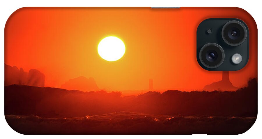 Baie Des Trepasses iPhone Case featuring the photograph Sunset at Pointe du Raz by Peter OReilly