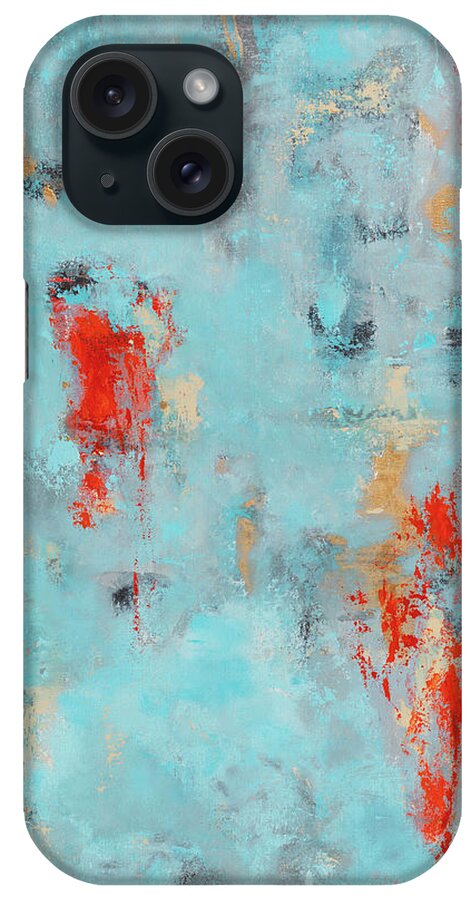 Organic iPhone Case featuring the painting Sunset Beach by Tamara Nelson