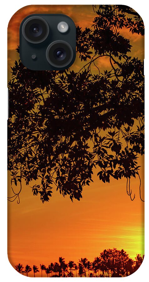 Hawaii iPhone Case featuring the photograph Sunset by the Pier by John Bauer