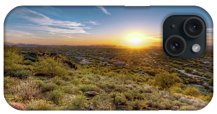 Tranquility iPhone Case featuring the photograph Sunset Cactus by Cebimagery.com