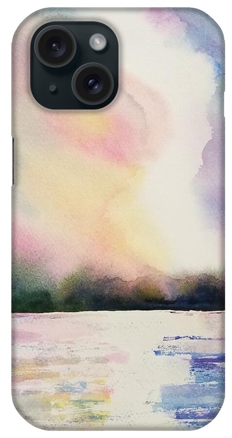 Sunset iPhone Case featuring the painting Sunset of Your Dreams by Ann Frederick