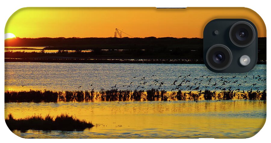 Sunset iPhone Case featuring the photograph Sunset on Copano Bay by Adam Reinhart