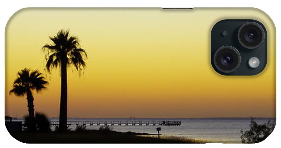 Sunset iPhone Case featuring the photograph Sunset on Copano Bay, Texas by Adam Reinhart