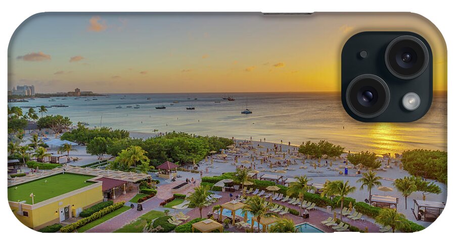 Aruba iPhone Case featuring the photograph Sunset Over Aruba by Scott McGuire