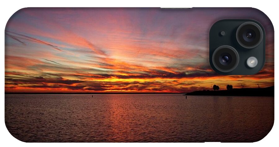 Sunset iPhone Case featuring the photograph Sunset over Canada by Jim Lepard