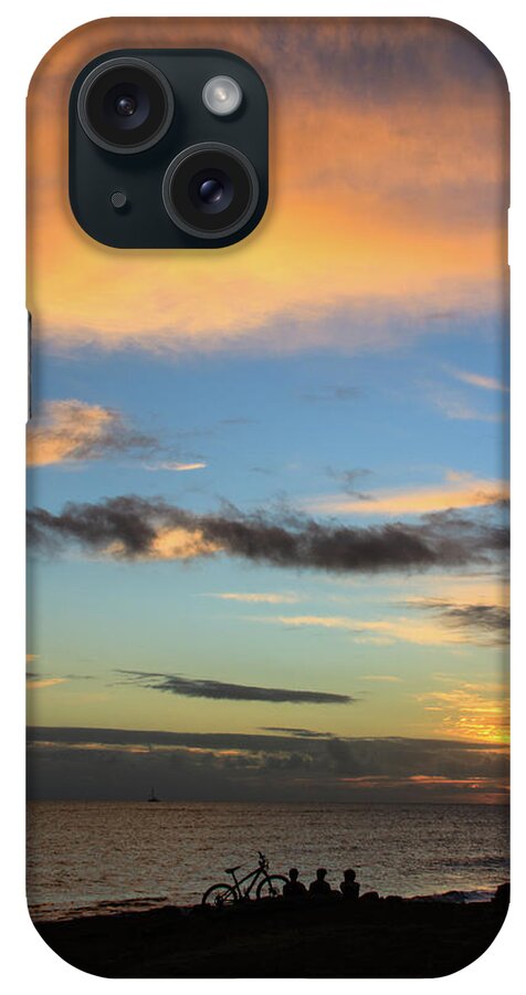 Hawaii iPhone Case featuring the photograph Sunset Rendezvous by Briand Sanderson