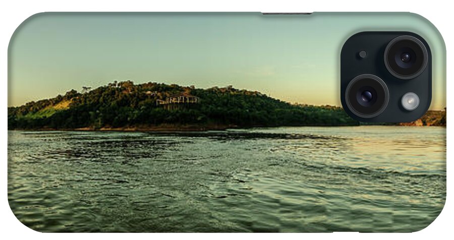 Iguazu iPhone Case featuring the photograph Sunset River Confluence by Mark Hunter