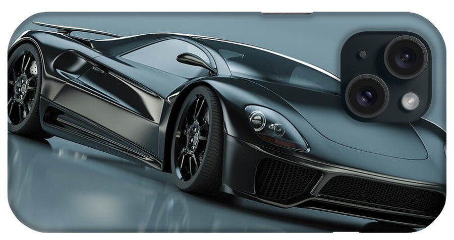 Aerodynamic iPhone Case featuring the photograph Supercar by Mevans