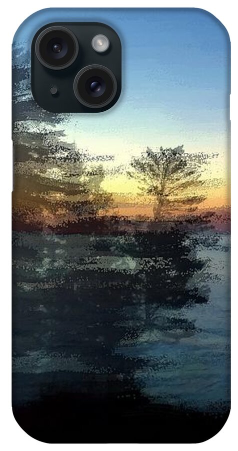 Dawn iPhone Case featuring the digital art Superior Dawn Two by David Manlove