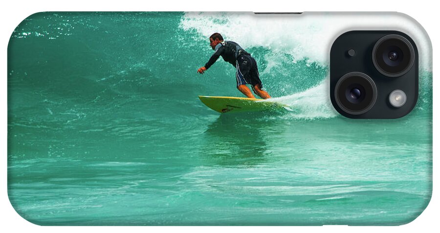 Surfer 2 iPhone Case featuring the photograph Surfer 2 by Robert Michaud