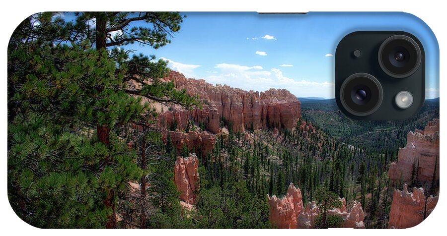 Bryce Canyon National Park iPhone Case featuring the photograph Swamp Canyon Bryce Canyon Utah 02 Text by Thomas Woolworth