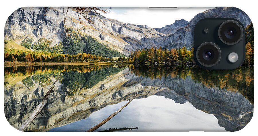 Scenics iPhone Case featuring the photograph Switzerland Wallisvalais Lac De by Frederic Huber Photography