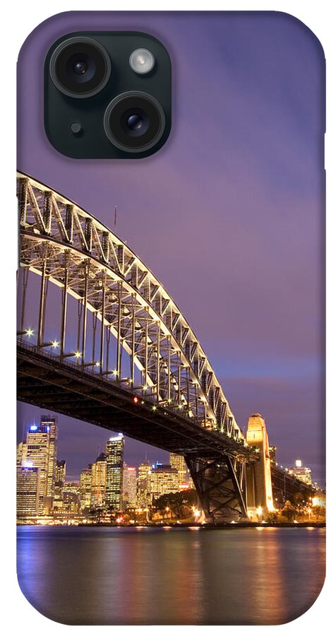 Commercial Dock iPhone Case featuring the photograph Sydney Harbour Bridge by Felixr