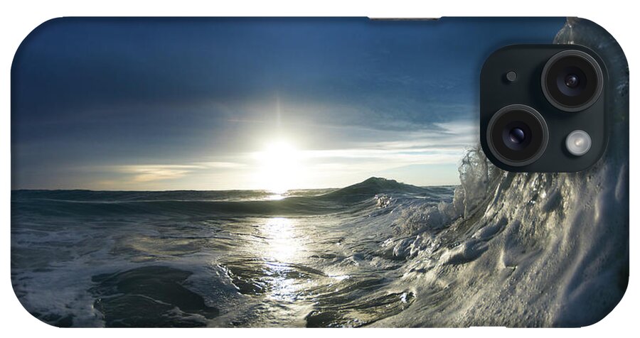 Waves iPhone Case featuring the photograph Talk To The Hand by Sean Davey