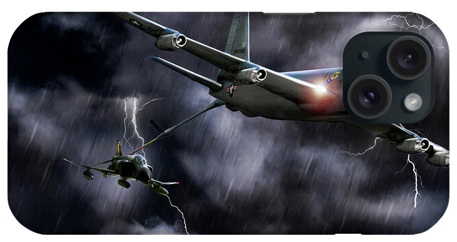 Boeing iPhone Case featuring the digital art Tanker Save by Peter Chilelli