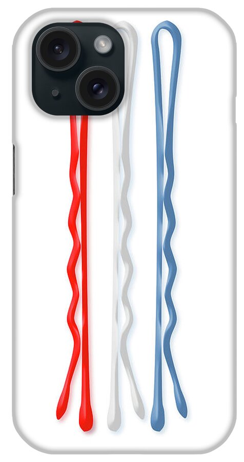 Team Bobbypin iPhone Case featuring the digital art Team Bobbypin by Ali Chris