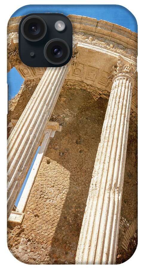 Tivoli iPhone Case featuring the photograph Temple of Vesta Tivoli Italy by Joan Carroll