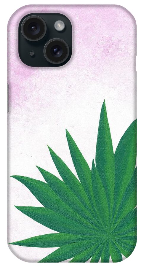 Agave iPhone Case featuring the painting Agave Print by Janremi B