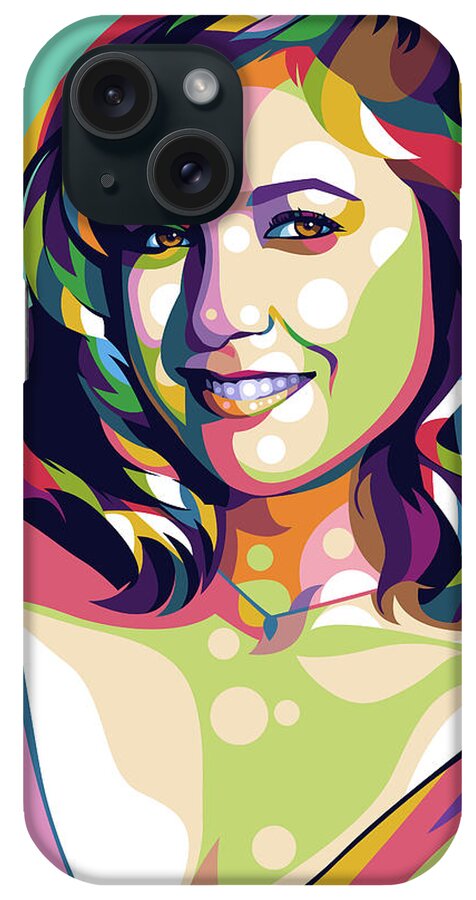 Teri iPhone Case featuring the digital art Teri Garr by Movie World Posters