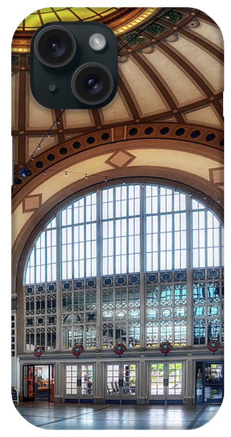Hotel iPhone Case featuring the photograph Terminal Station Interior by Susan Rissi Tregoning