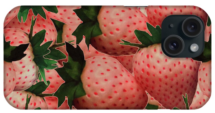 Terra iPhone Case featuring the photograph Terra Cotta Strawberries by Rockin Docks