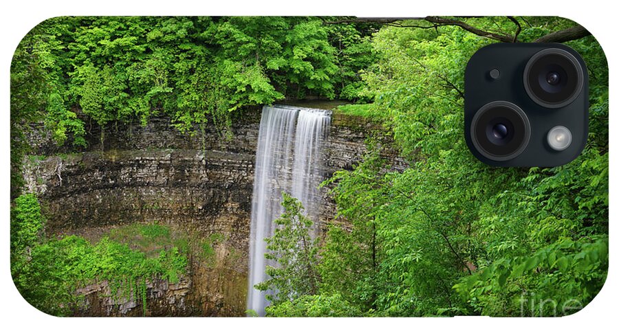 Tew Falls View Two iPhone Case featuring the photograph Tew Falls View Two by Rachel Cohen
