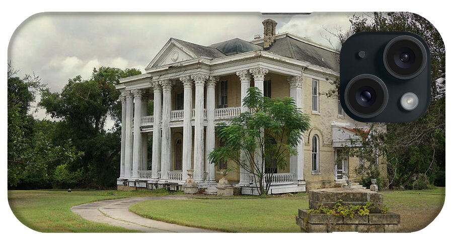 Texas iPhone Case featuring the photograph Texas Mansion in Ruin by Kelly Gomez