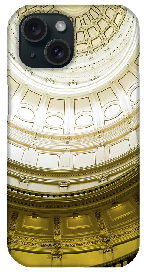 Ceiling iPhone Case featuring the photograph Texas State Capitol Rotunda by Jay B Sauceda