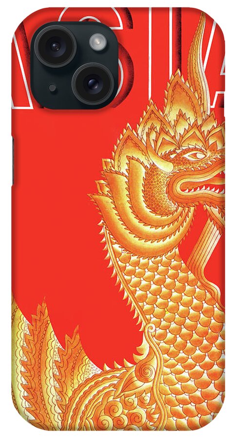 Dragon iPhone Case featuring the painting Thai Dragon by Frank McIntosh