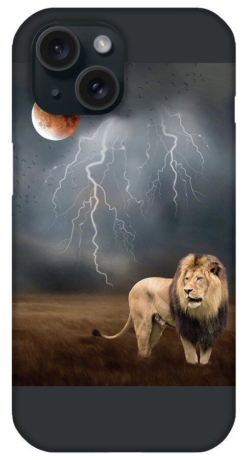 Lion iPhone Case featuring the photograph The Big Guy by Rebecca Cozart