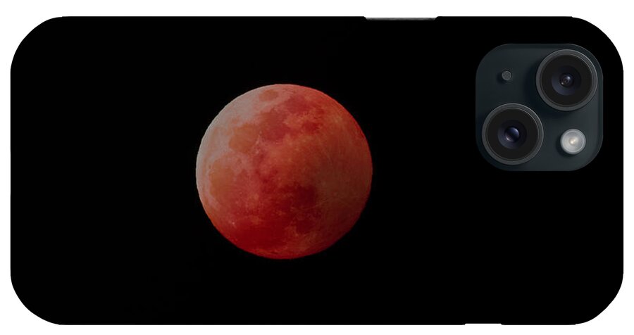 Blood Moon iPhone Case featuring the photograph The Blood Wolf Moon by Don Hoekwater Photography