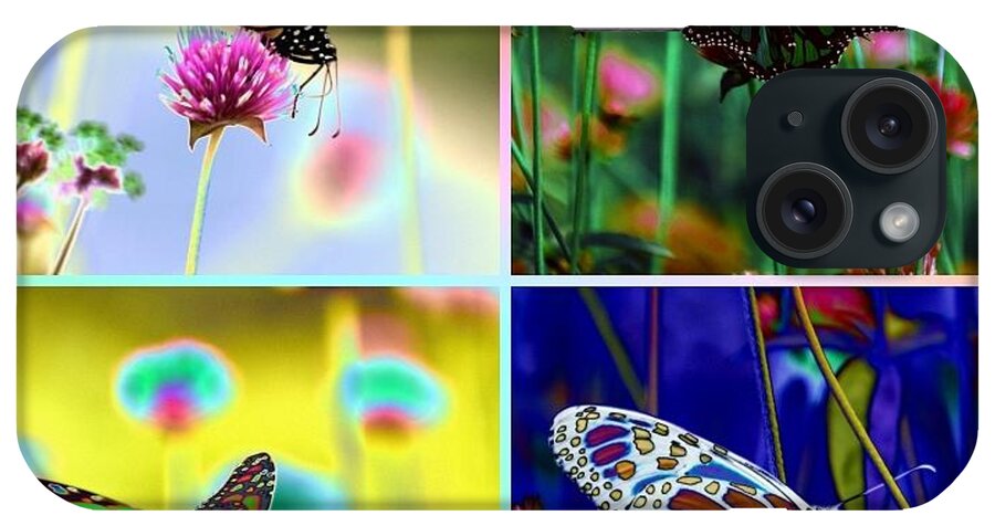 The Butterfly Collection iPhone Case featuring the photograph The Butterfly Collection 1. by Tom Kelly