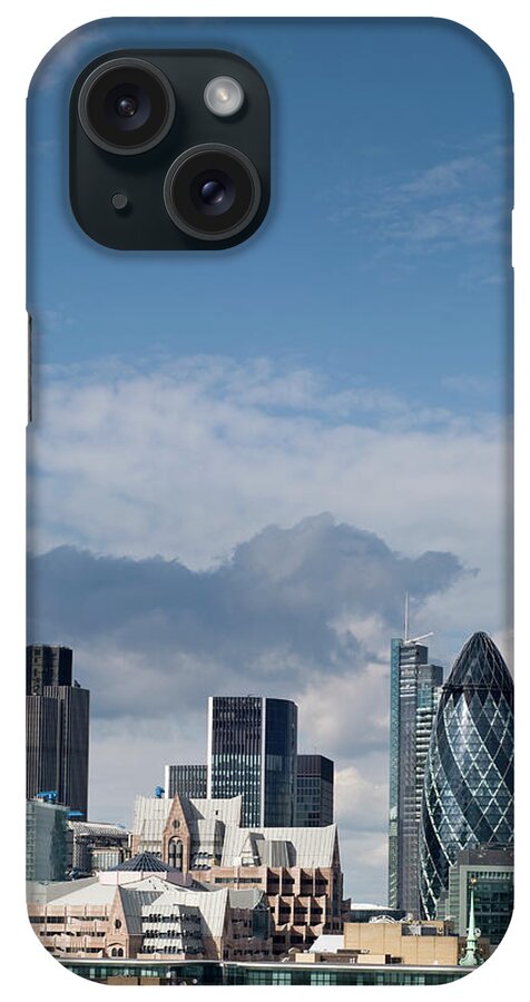 Corporate Business iPhone Case featuring the photograph The City, London by Dynasoar