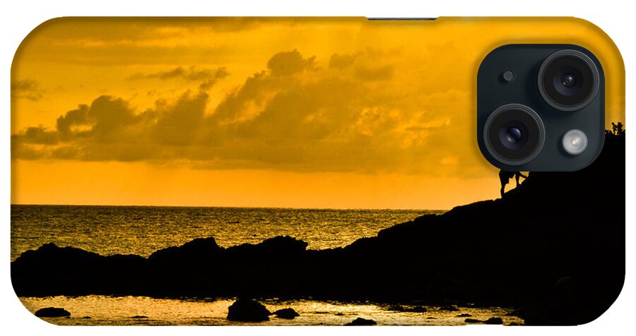 Sea iPhone Case featuring the photograph The cliffhanger in the sea # 2 by Yavor Mihaylov