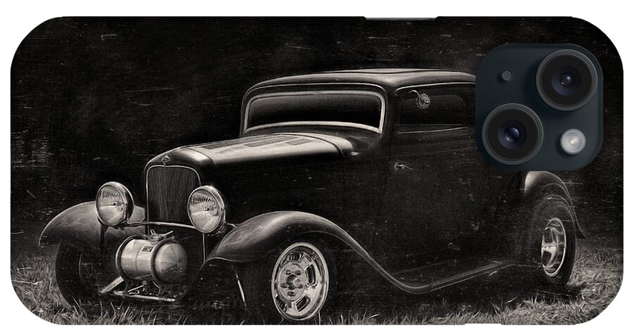 Ford iPhone Case featuring the digital art The Deuce by Douglas Pittman
