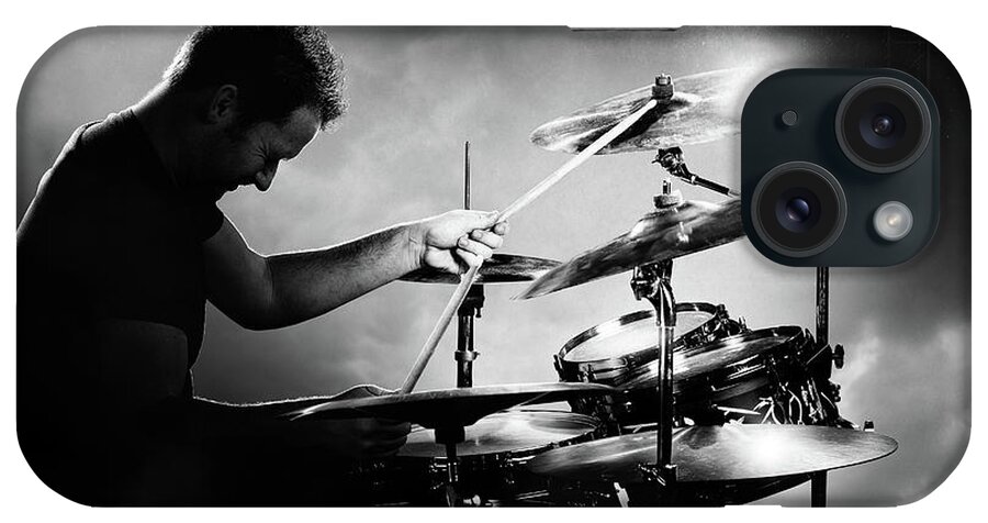 Drummer iPhone Case featuring the photograph The Drummer by Johan Swanepoel