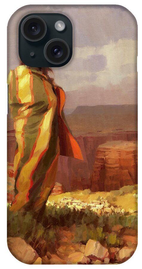 Shepherd iPhone Case featuring the painting The Good Shepherd by Steve Henderson