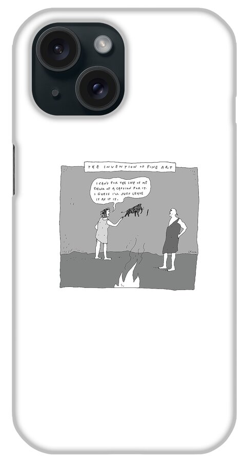 The Invention Of Fine Art iPhone Case